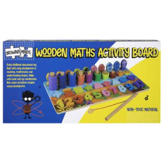 Growing Minds Wooden Maths Activity Board